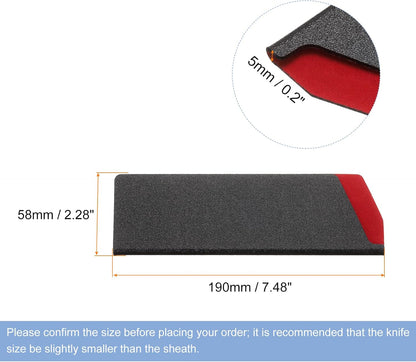 Knives Edge Guard, 5.5"x1" ABS Knife Cover Sleeves Blade Protector Universal Knife Sheath for Home Kitchen
