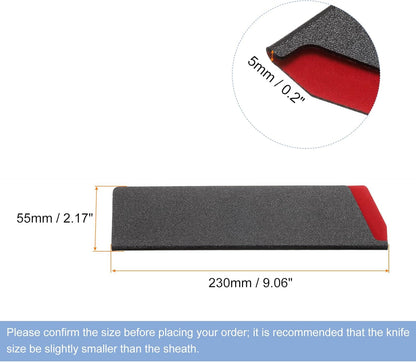 Knives Edge Guard, 5.5"x1" ABS Knife Cover Sleeves Blade Protector Universal Knife Sheath for Home Kitchen