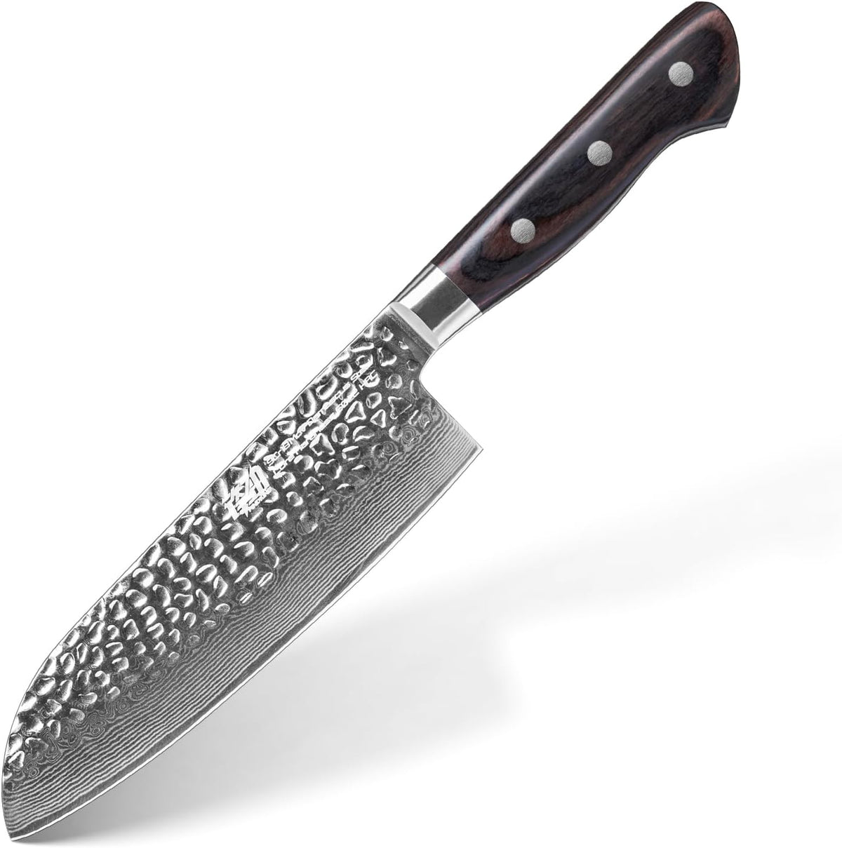 Paring Knife 5 Inch, Damascus Small Kitchen Utility Knife for Fruit, Prep & Travel Use (Raven Series)