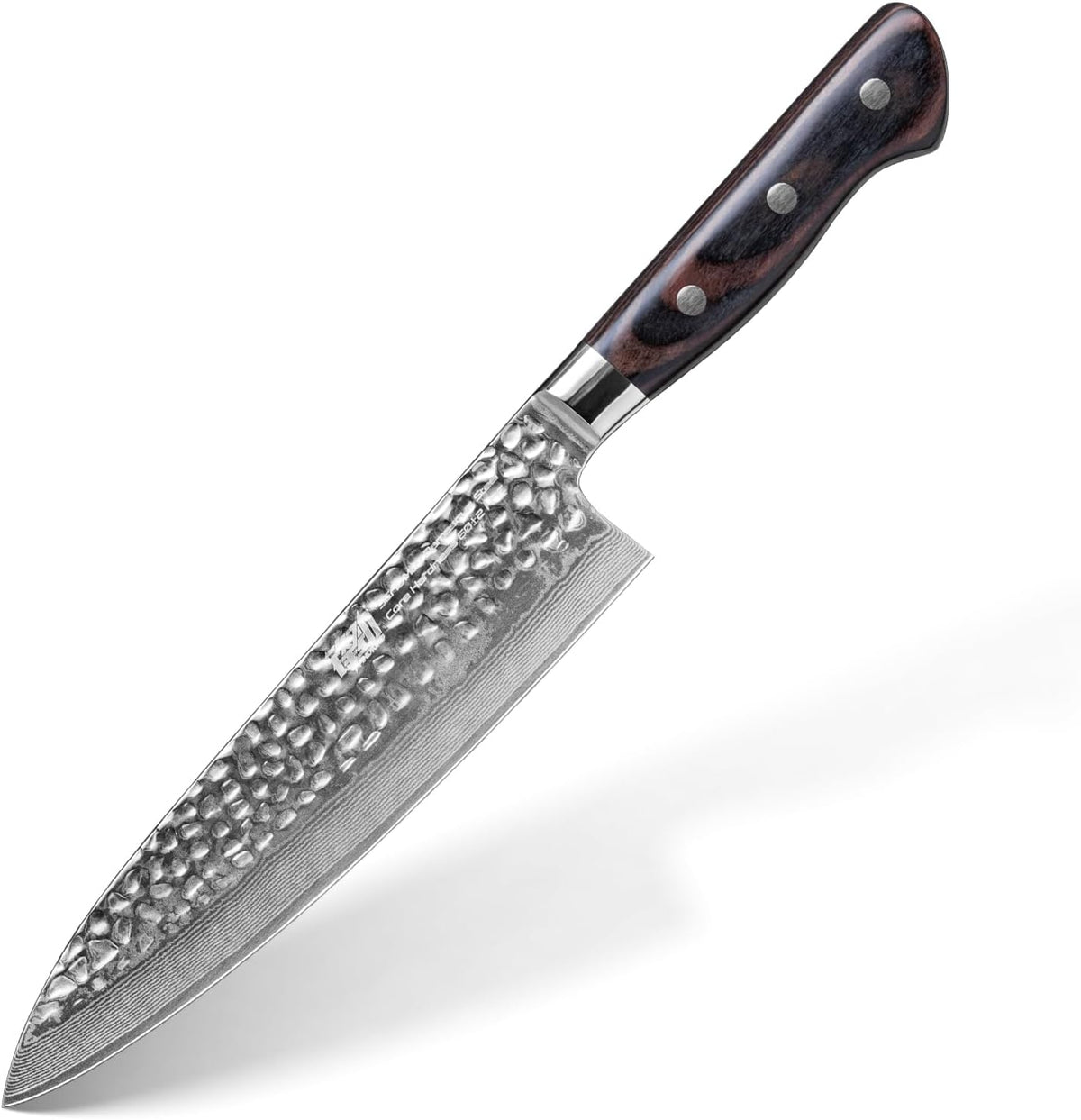 Paring Knife 5 Inch, Damascus Small Kitchen Utility Knife for Fruit, Prep & Travel Use (Raven Series)