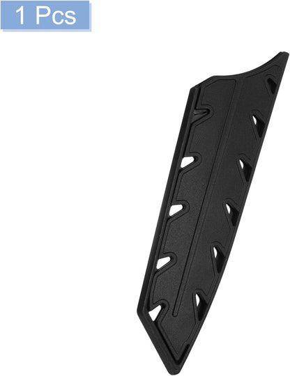 2Pcs Knife Cover Sleeves Knife Edge Guards for 7.5" Chef Knife Edge Blade Protector Universal Knife Sheath for Kitchen, Black
