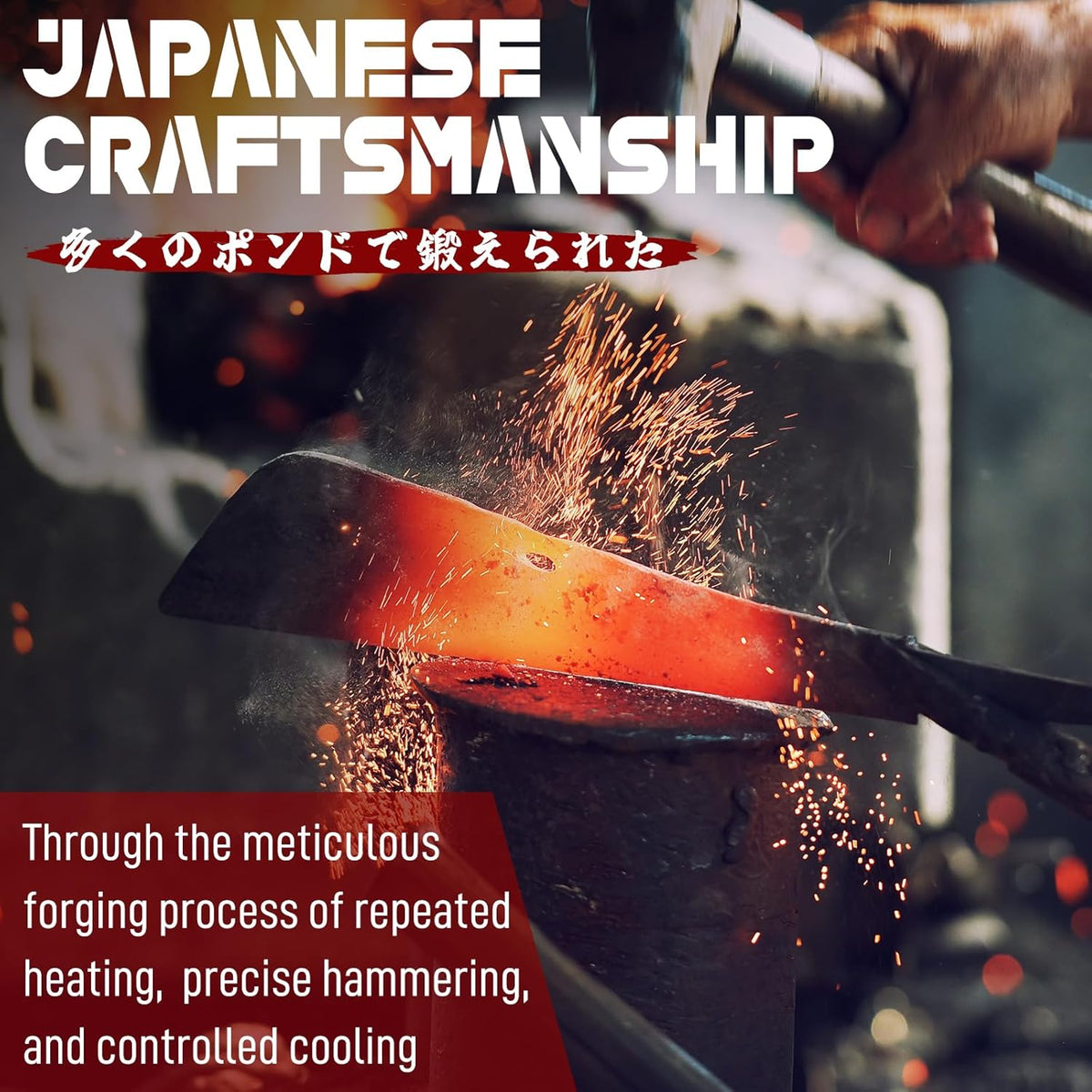 DRGSKL Japanese Fixed Blade Knife - Tanto Knife with Wooden Sheath | Forged from a Single Piece of D2 Steel, Full Tang Walnut Handle, Wooden Sheath, Gift Box