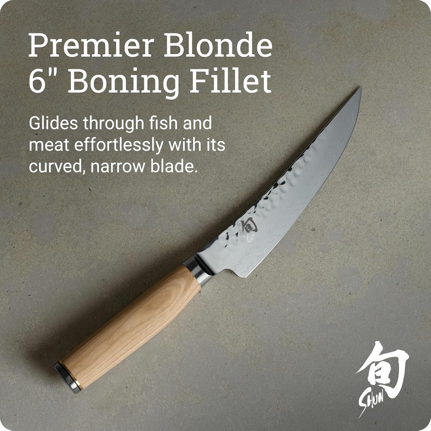 Premier 6" Gokujo Boning Knife, Handcrafted Japanese Boning & Fillet Knife, VG-MAX Core with Damascus Stainless Steel Cladding, Pakkawood Handle, Meat & Fish Tool for Professional and Home Chefs