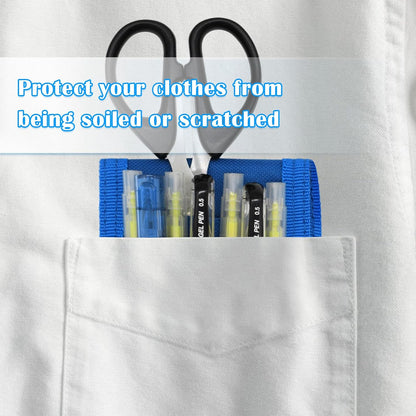 2 Pcs Belt Pen Holder, Multifunctional Adjustable Tactical Pencil Pouch, Detachable Military Duty Pencil Sleeve Case, Can Hold Pens, Rulers and Scissors