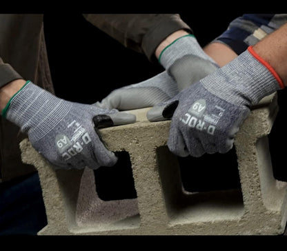 MAGID Cut Resistant Polyurethane Coated AeroDex Work Gloves - Cut Level A9, 13GA, Touchscreen Compatible