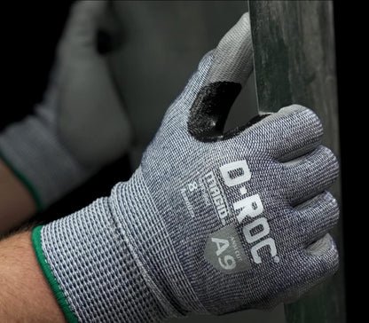 MAGID Cut Resistant Polyurethane Coated AeroDex Work Gloves - Cut Level A9, 13GA, Touchscreen Compatible