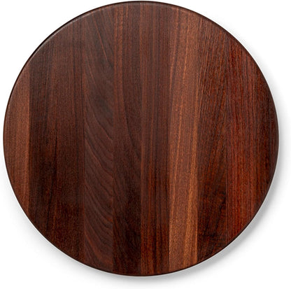 Block CHY-R18 Cherry Wood Edge Grain Reversible Round Cutting Board, 18 Inches Round x 1.5 Inches