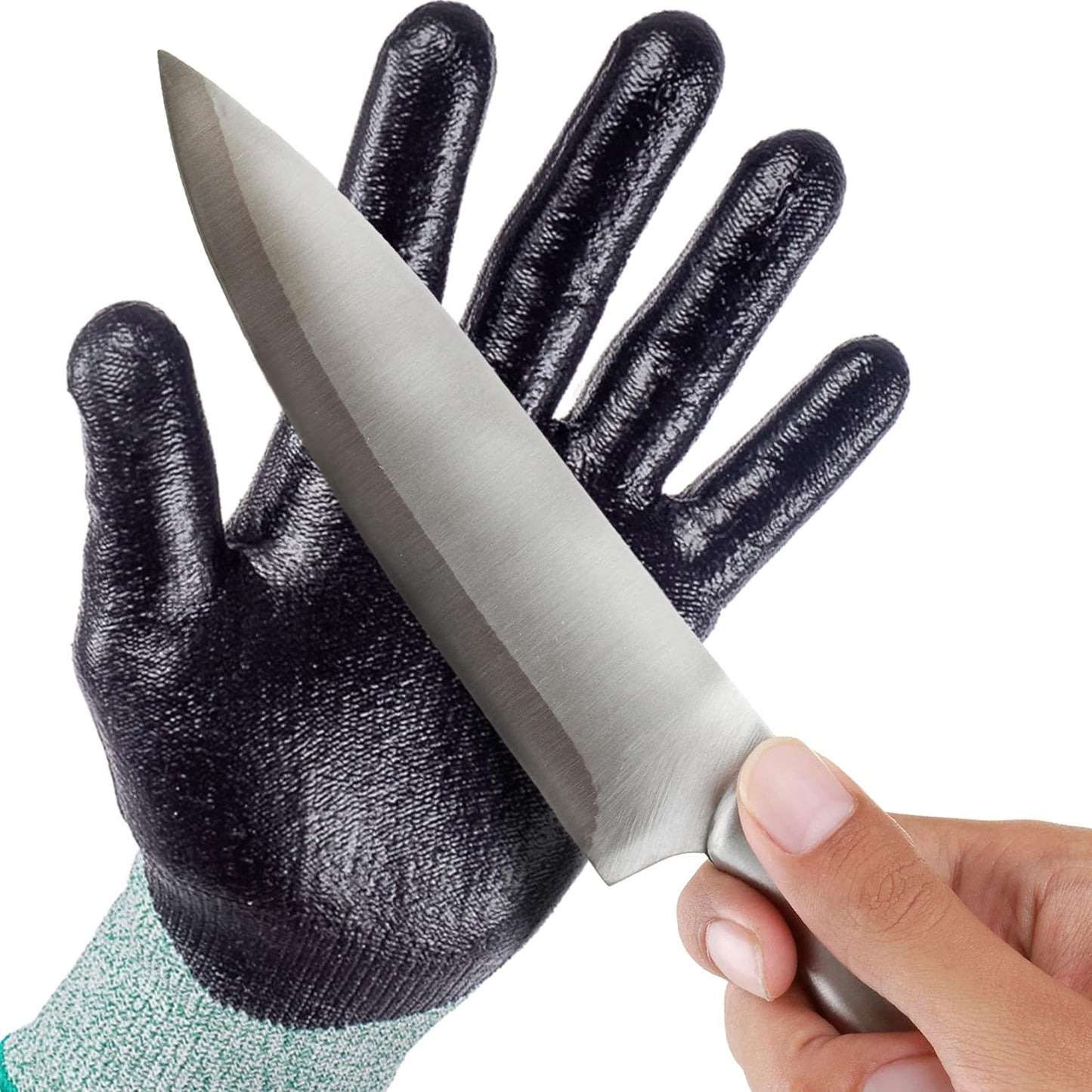 Cut Resistant Gloves Level 5 | Anti Cut Grip Gardening Glove, Electrical Kitchen Work Gloves Men & Women