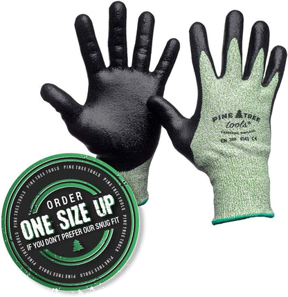 Cut Resistant Gloves Level 5 | Anti Cut Grip Gardening Glove, Electrical Kitchen Work Gloves Men & Women