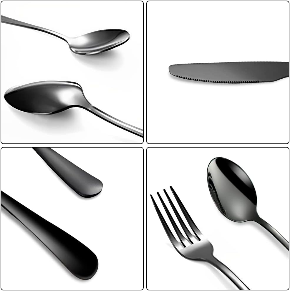 Portable Travel Utensils Set with Case,Reusable Office Flatware Set,Healthy Travel Cutlery Set 3 PCs Stainless Steel Fork, Spoon,Knife Cutlery Ideal for Travel, Lunch Box and Camping (Rose Gold-3PCs)