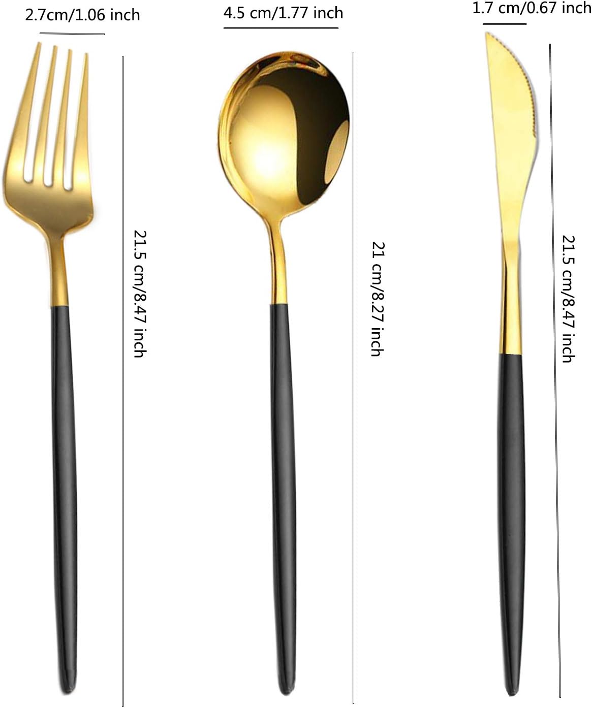 Portable Travel Utensils Set with Case,Reusable Office Flatware Set,Healthy Travel Cutlery Set 3 PCs Stainless Steel Fork, Spoon,Knife Cutlery Ideal for Travel, Lunch Box and Camping (Rose Gold-3PCs)