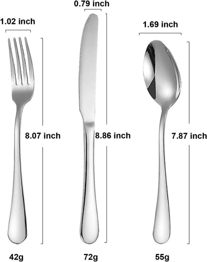 Portable Travel Utensils Set with Case,Reusable Office Flatware Set,Healthy Travel Cutlery Set 3 PCs Stainless Steel Fork, Spoon,Knife Cutlery Ideal for Travel, Lunch Box and Camping (Rose Gold-3PCs)