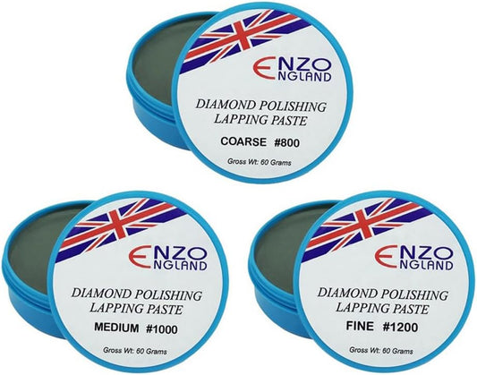 Diamond Lapping Stropping Sharpening Honing Polishing Buffing Cutting Abrasive Compound Paste For Razor Knife Tools Sharp Edge Cutting Blade (1200# FINE)