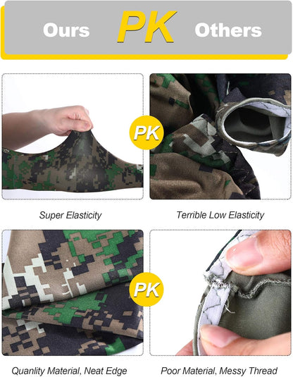 10 Pairs UV Arm Sleeve for Men Women Cooling Tattoo Cover up Compression Sun Protection Sleeves for Outdoor Activities