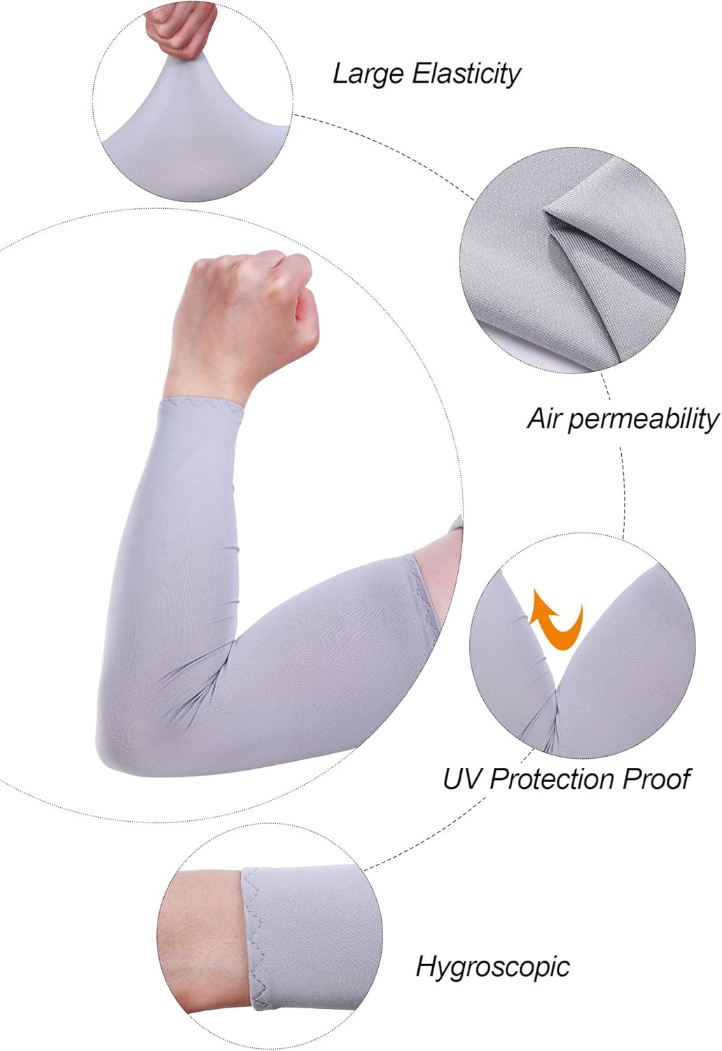 10 Pairs UV Arm Sleeve for Men Women Cooling Tattoo Cover up Compression Sun Protection Sleeves for Outdoor Activities