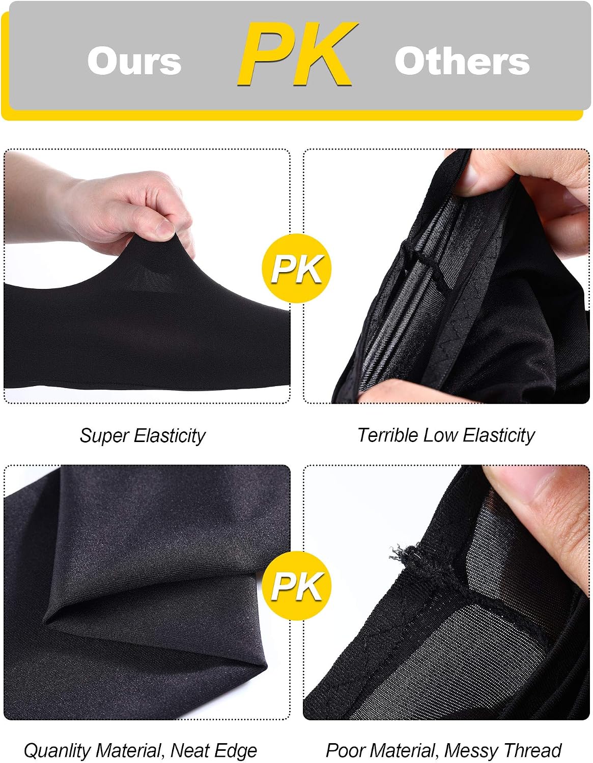 10 Pairs UV Arm Sleeve for Men Women Cooling Tattoo Cover up Compression Sun Protection Sleeves for Outdoor Activities