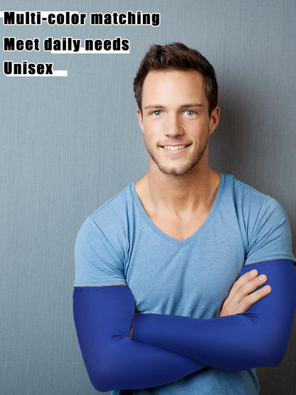 10 Pairs UV Arm Sleeve for Men Women Cooling Tattoo Cover up Compression Sun Protection Sleeves for Outdoor Activities