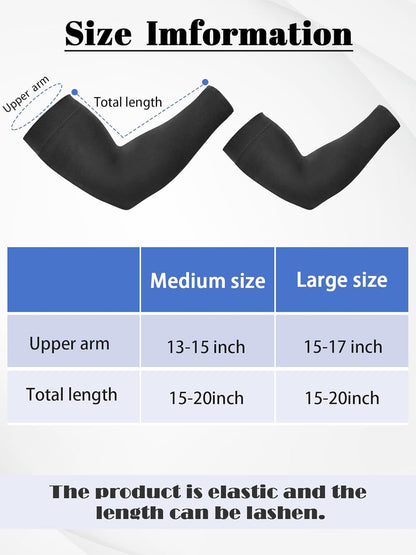 10 Pairs UV Arm Sleeve for Men Women Cooling Tattoo Cover up Compression Sun Protection Sleeves for Outdoor Activities
