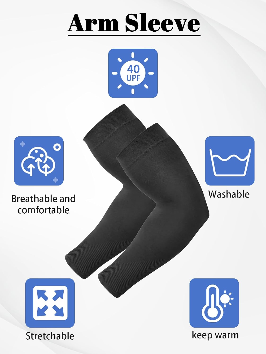 10 Pairs UV Arm Sleeve for Men Women Cooling Tattoo Cover up Compression Sun Protection Sleeves for Outdoor Activities