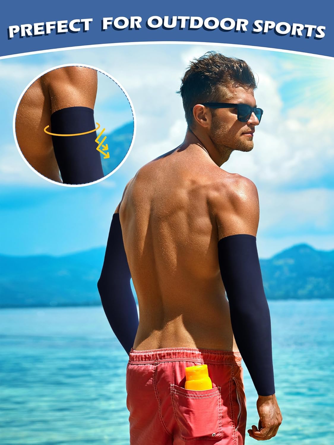 10 Pairs UV Arm Sleeve for Men Women Cooling Tattoo Cover up Compression Sun Protection Sleeves for Outdoor Activities
