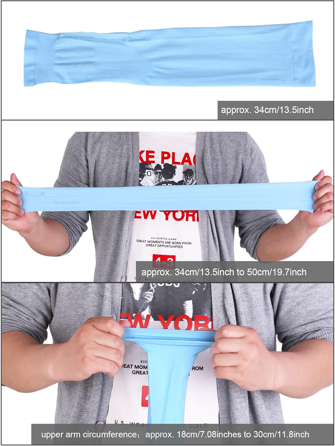 10 Pairs UV Arm Sleeve for Men Women Cooling Tattoo Cover up Compression Sun Protection Sleeves for Outdoor Activities