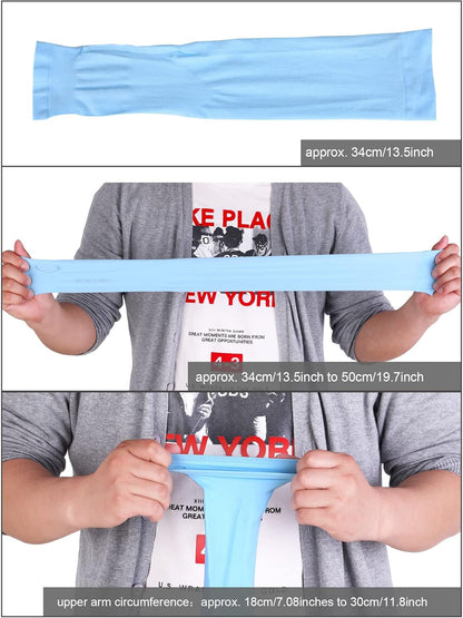 10 Pairs UV Arm Sleeve for Men Women Cooling Tattoo Cover up Compression Sun Protection Sleeves for Outdoor Activities