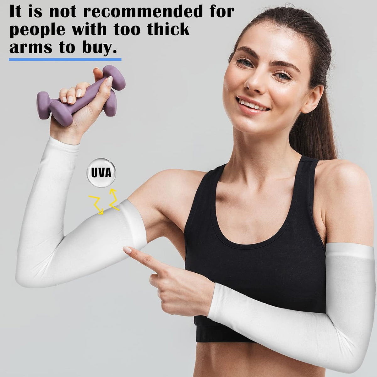 10 Pairs UV Arm Sleeve for Men Women Cooling Tattoo Cover up Compression Sun Protection Sleeves for Outdoor Activities