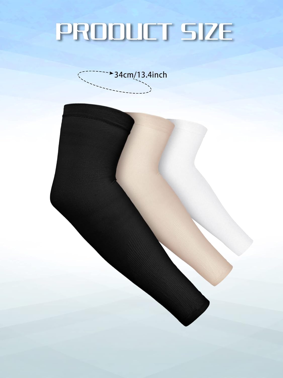 10 Pairs UV Arm Sleeve for Men Women Cooling Tattoo Cover up Compression Sun Protection Sleeves for Outdoor Activities