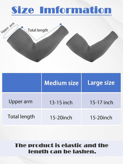 10 Pairs UV Arm Sleeve for Men Women Cooling Tattoo Cover up Compression Sun Protection Sleeves for Outdoor Activities