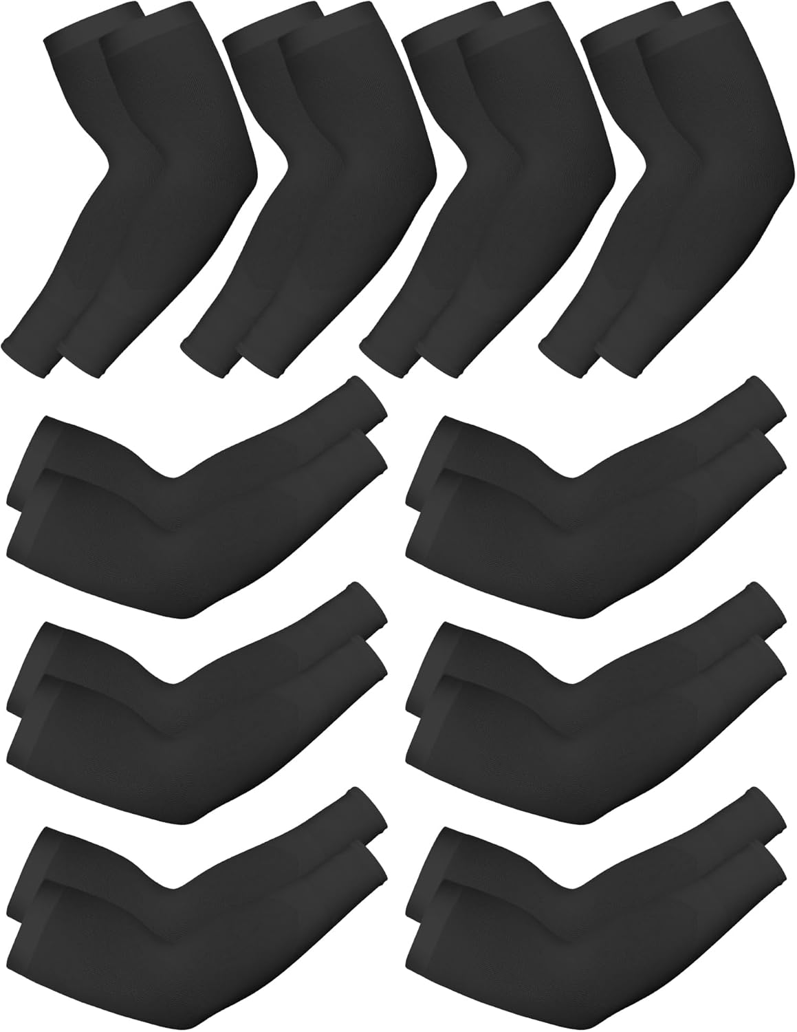 10 Pairs UV Arm Sleeve for Men Women Cooling Tattoo Cover up Compression Sun Protection Sleeves for Outdoor Activities