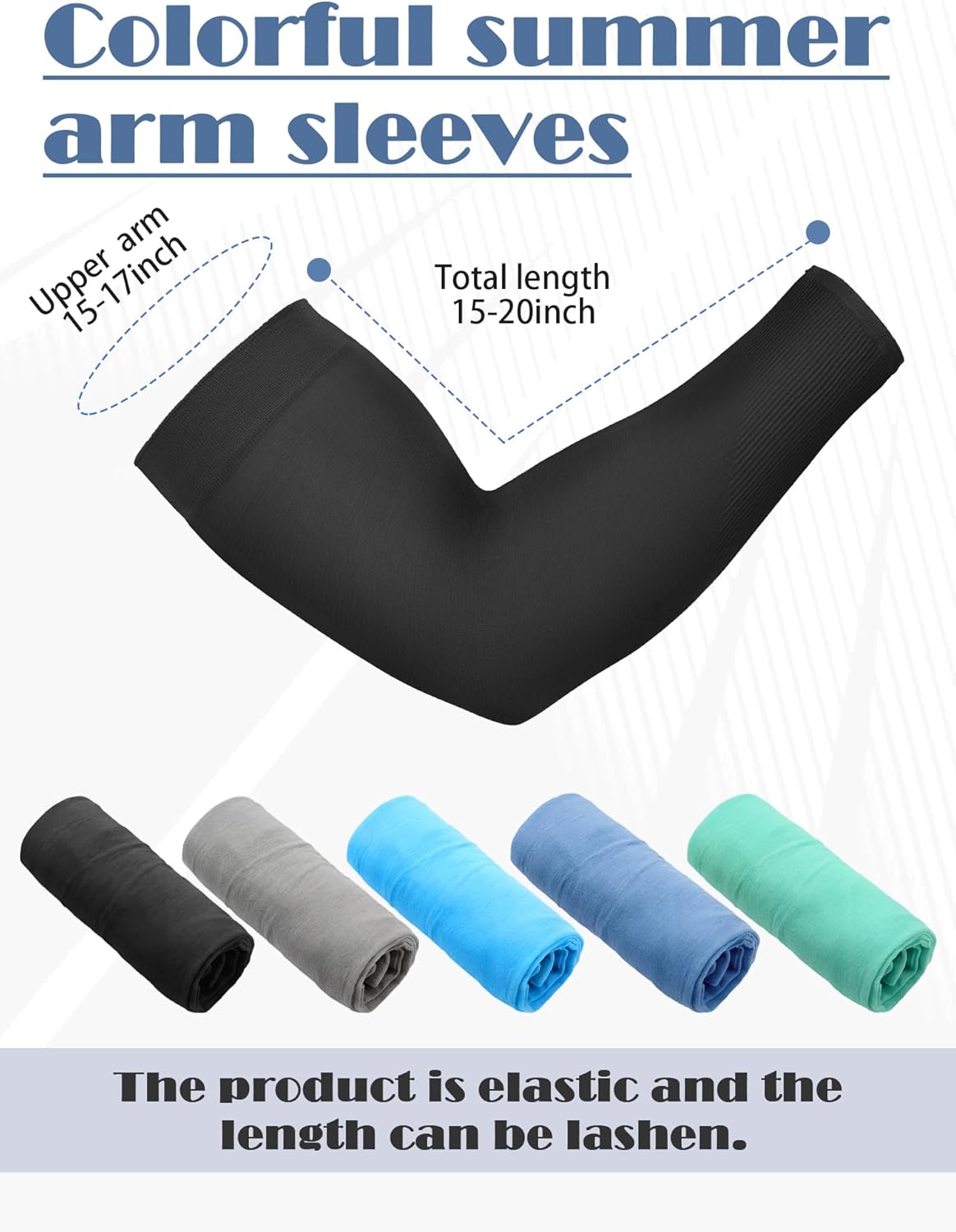 10 Pairs UV Arm Sleeve for Men Women Cooling Tattoo Cover up Compression Sun Protection Sleeves for Outdoor Activities