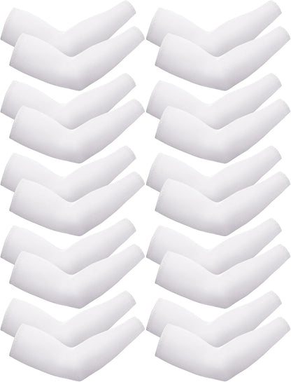 10 Pairs UV Arm Sleeve for Men Women Cooling Tattoo Cover up Compression Sun Protection Sleeves for Outdoor Activities