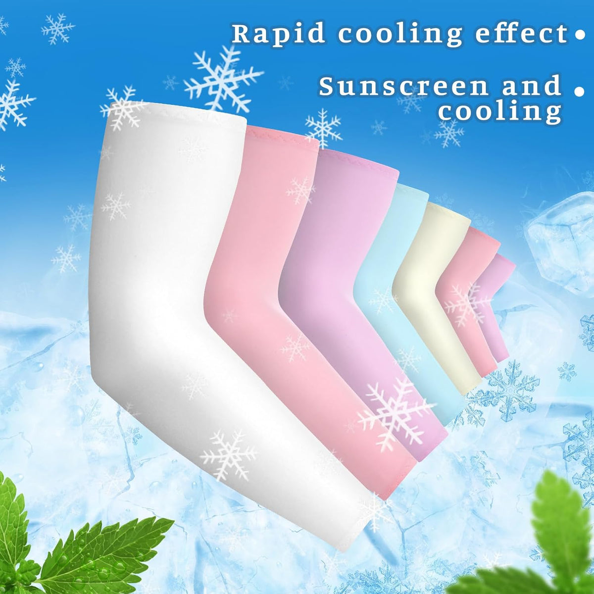10 Pairs UV Arm Sleeve for Men Women Cooling Tattoo Cover up Compression Sun Protection Sleeves for Outdoor Activities