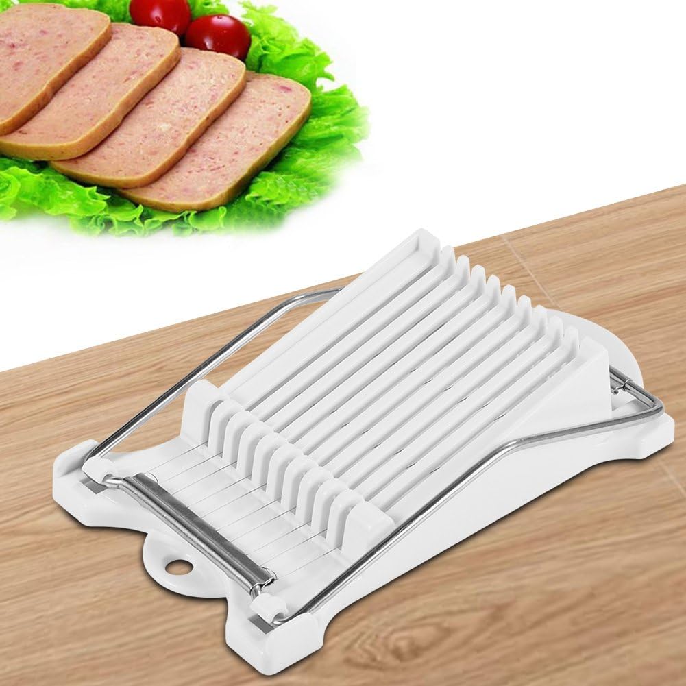 Stainless Steel Wires Slicer Kitchen Food Cutter for Luncheon Meat Ham Boiled Egg Cheese Sushi Fruit Cutting