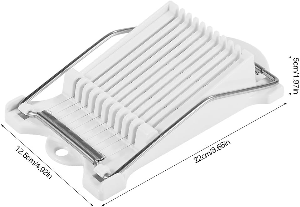 Stainless Steel Wires Slicer Kitchen Food Cutter for Luncheon Meat Ham Boiled Egg Cheese Sushi Fruit Cutting