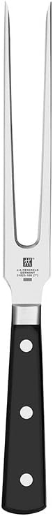 Pro 2-Piece Razor-Sharp German Carving Knife And Fork Set, Made in Company-Owned German Factory with Special Formula Steel perfected for almost 300 Years, Dishwasher Safe