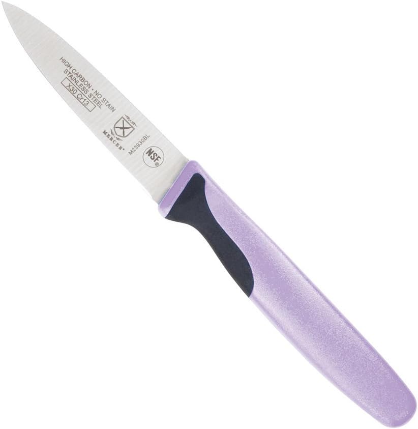 Millennia Color Handle Cutlery 9" Offset Bread Knife (Wavy Edge) White - Colors A
