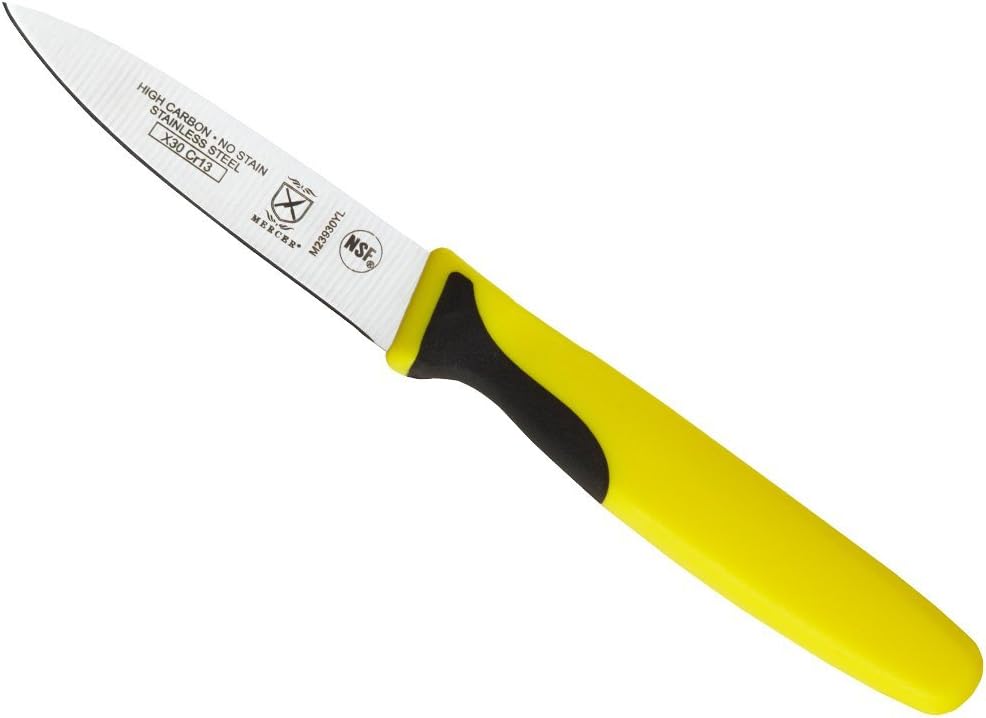 Millennia Color Handle Cutlery 9" Offset Bread Knife (Wavy Edge) White - Colors A