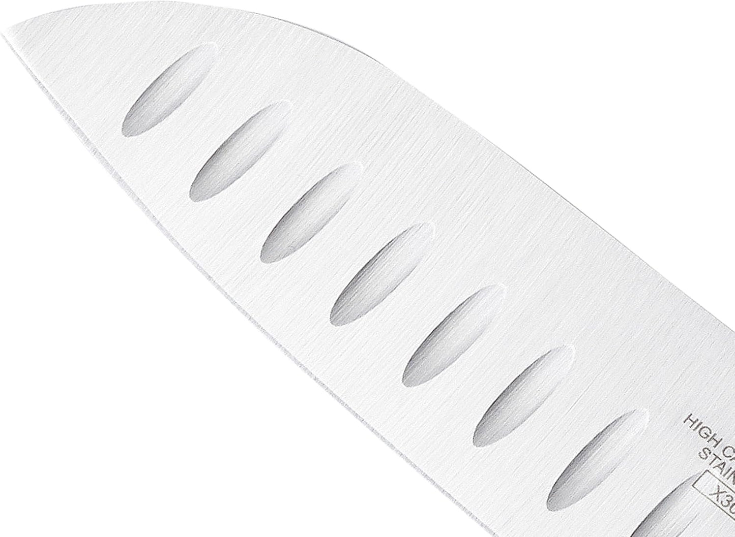 Millennia Color Handle Cutlery 9" Offset Bread Knife (Wavy Edge) White - Colors A