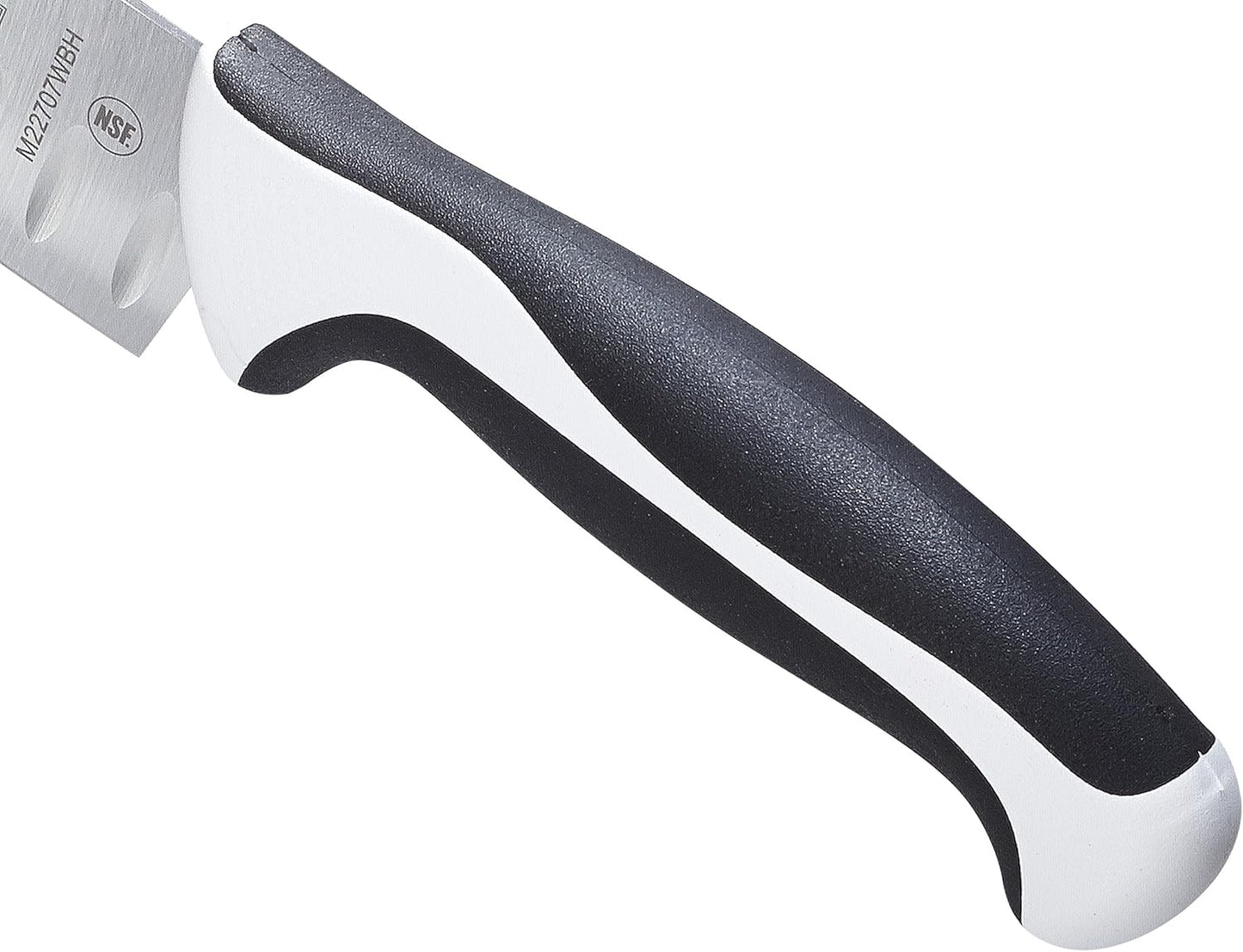 Millennia Color Handle Cutlery 9" Offset Bread Knife (Wavy Edge) White - Colors A