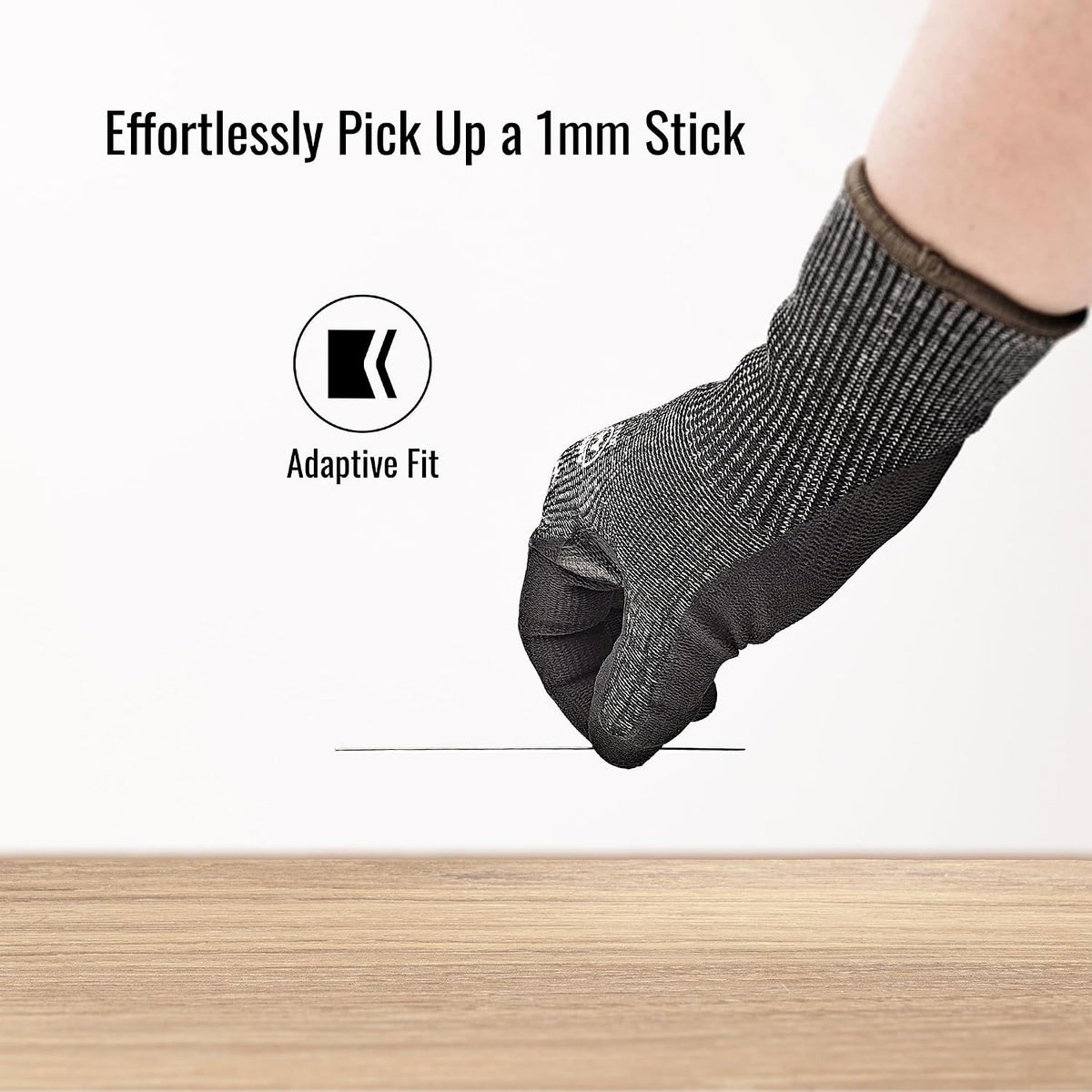 2/5 Pack Snug Fit Cut Resistant Gloves, ANSI A4, XS-3XL, Men/Women, Metal/Glass/Wood/Box Cutting, Fishing, HVAC