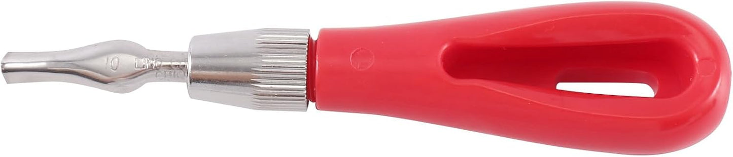 Linoleum Cutter Set, 12 Sets Craft Cutters with 6 Assorted Blades for Cutting and Crafting,Carvings,DIY Craft, Red