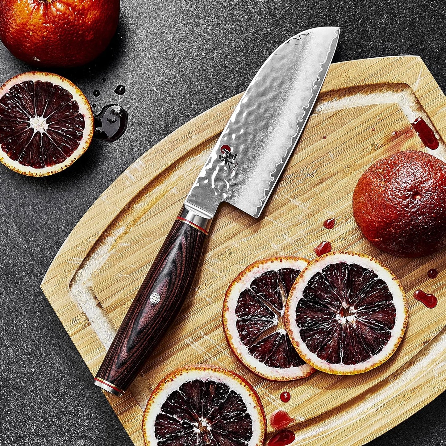 Artisan Japanese Kiritsuke Knife,9.5-inch, All Purpose Kitchen Knife, Pakkawood Octagon-shaped Handle, Hand-honed Blade Finished with Katana Edge, Handcrafted in Seki, Japan