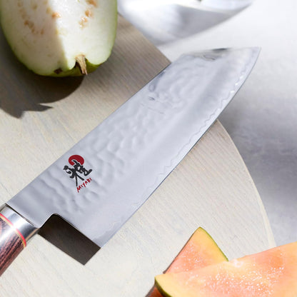Artisan Japanese Kiritsuke Knife,9.5-inch, All Purpose Kitchen Knife, Pakkawood Octagon-shaped Handle, Hand-honed Blade Finished with Katana Edge, Handcrafted in Seki, Japan
