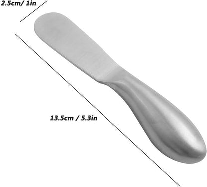 6 Pieces Cheese Spreader Set, Stainless Steel Multipurpose Cheese and Butter Spreader Knives