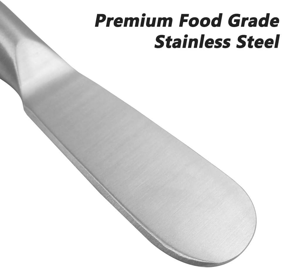 6 Pieces Cheese Spreader Set, Stainless Steel Multipurpose Cheese and Butter Spreader Knives