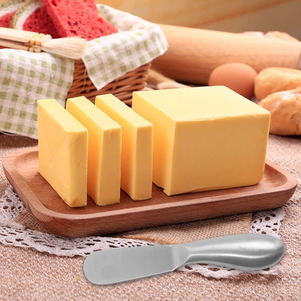 6 Pieces Cheese Spreader Set, Stainless Steel Multipurpose Cheese and Butter Spreader Knives