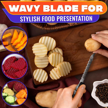9.6" Cutting Board Scissors for Food with Stainless Steel Blade | 2 in 1 Kitchen Scissors for Food with Detachable Cutting Board; Cuts Veggies, Fruits, and Meat; Dishwasher Safe; Safety Lock