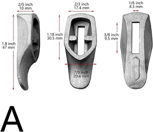 Tong Gu 1 pair(A+B) Stainless Steel Knife Finger Guard Bolster Pommel DIY Handle Tool for Knives Making