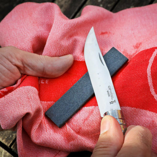 Natural Sharpening Whetstone – Sharpen and Shape Folding Knives, from Lombardi, Italy